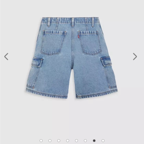 Levi's Denim Cargo Jean Shorts - Picture 2 of 11